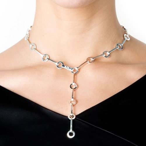 Halsband - Ring Chain Necklace