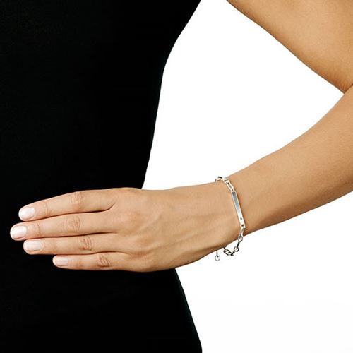 Armband - Thin Silver Brace