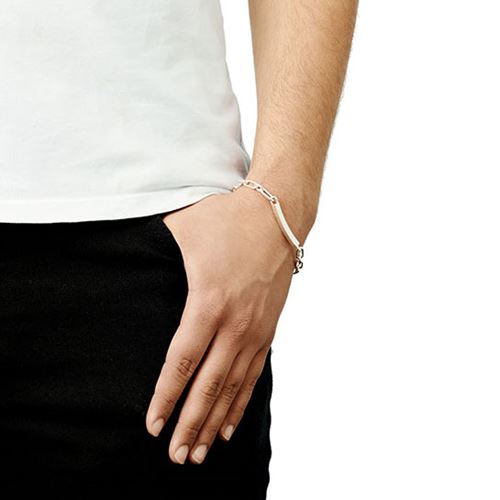 Armband - Thin Silver Brace