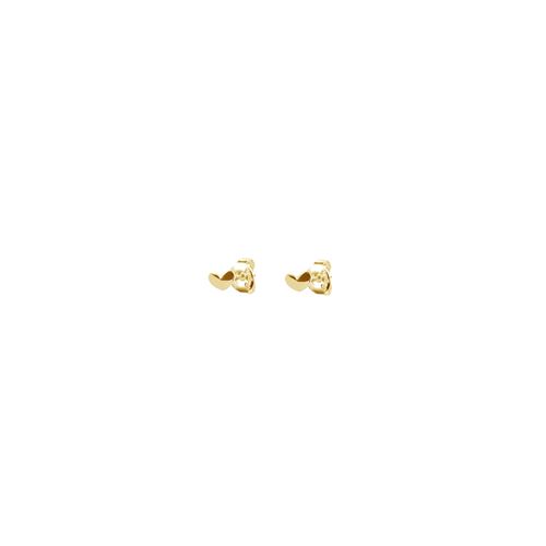 Örhängen - Loving Heart drop studs gold