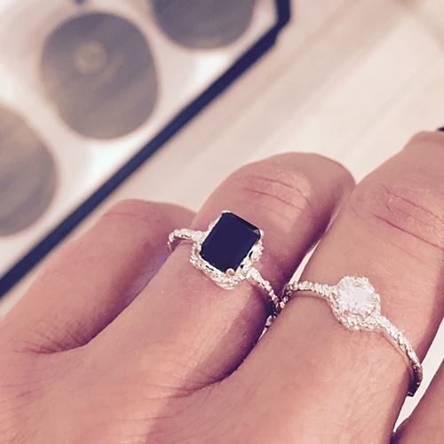 Ringar - Small Sparkle Ring Silver