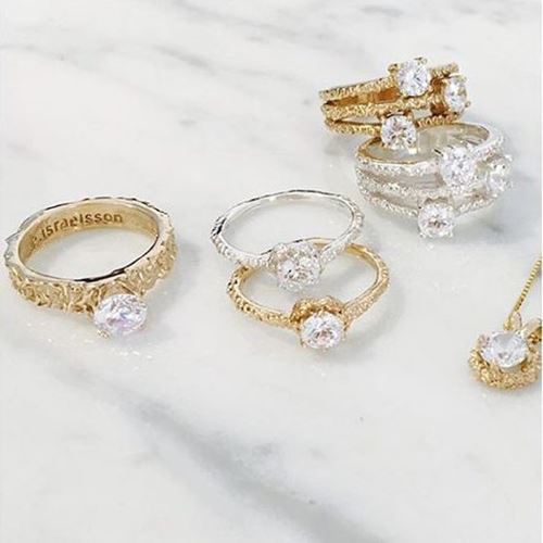 Ringar - Small Sparkle Ring Silver